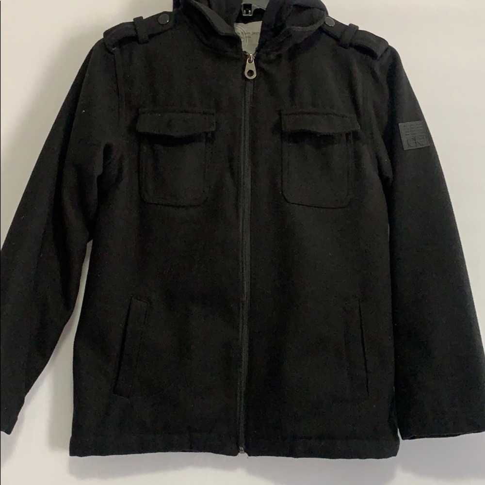 Calvin Klein coat for boy. Doble zipper size M